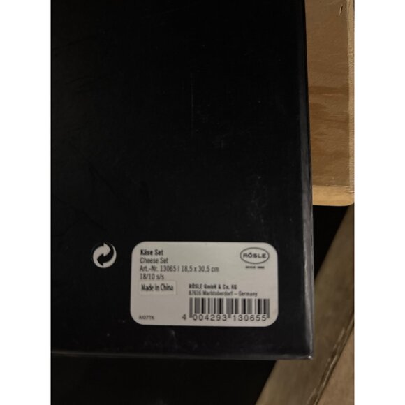 Rösle 3-Piece Stainless Steel Cheese Knife & Spreader Set NIB - Picture 15 of 16